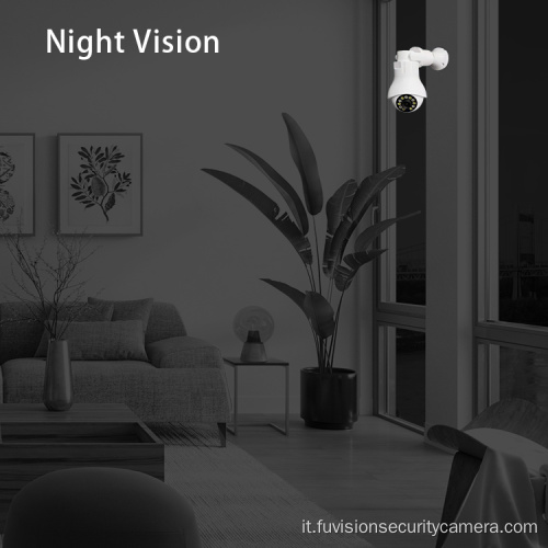 Night Vision Fisheye Visualizza la fotocamera IP WiFi PTZ